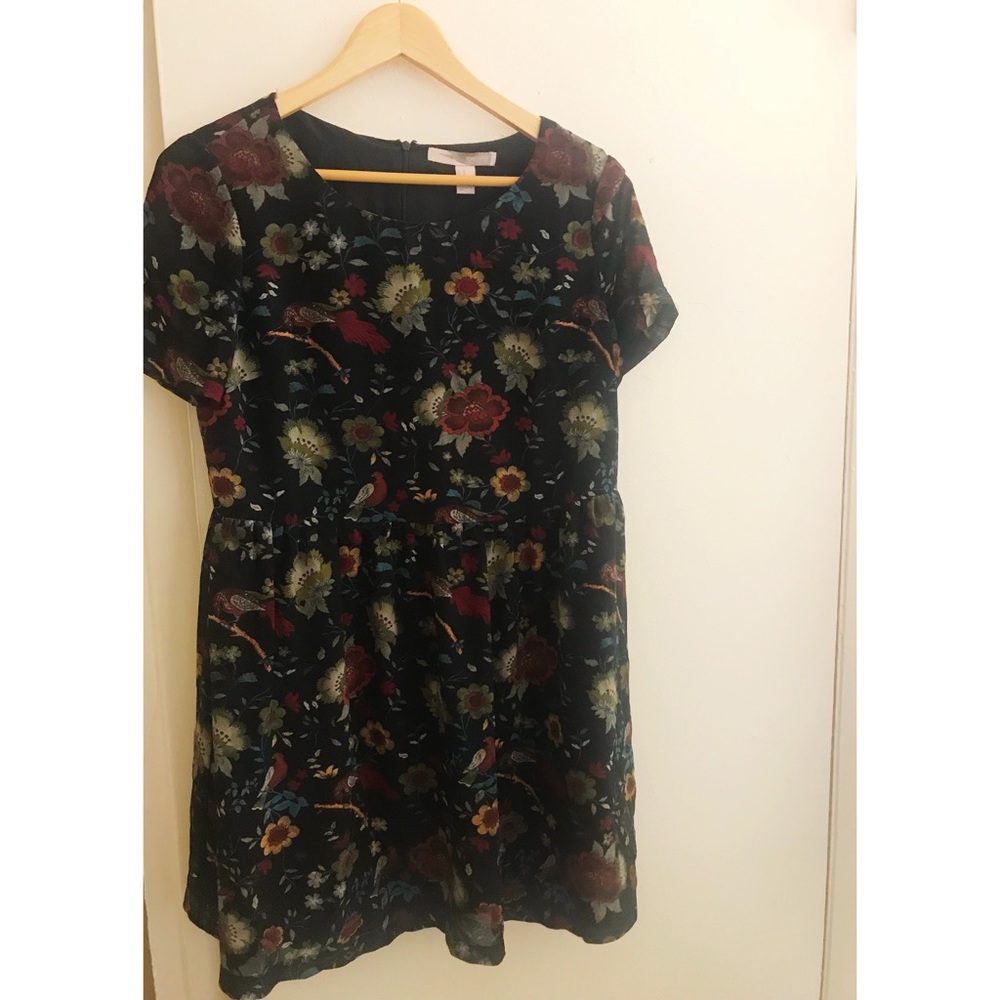 Gorgeous dark floral pattern dress from Forever 21